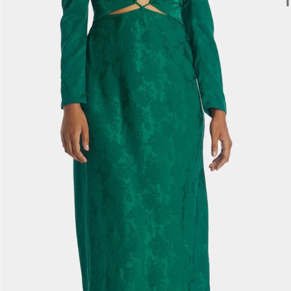 Where are you from WAYF blue Halter Cut Out Midi Dress - Picture 6 of 11